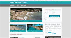 Desktop Screenshot of apartamentosensalou.net